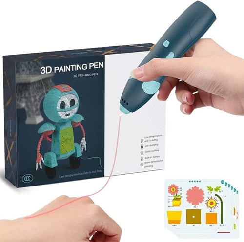 3D Pen for 3D Printing, PCL Drawing Pen, USB Chargeable 3D pen with safe PCL filament