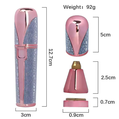 2 in 1 Rechargeable hair remover machine for women | Painless Electric Facial & Body Hair Removal for Women